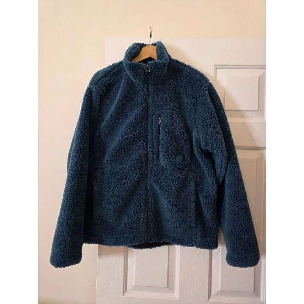 The North Face Men's Blue Extreme Pile Full Zip Jacket M $170